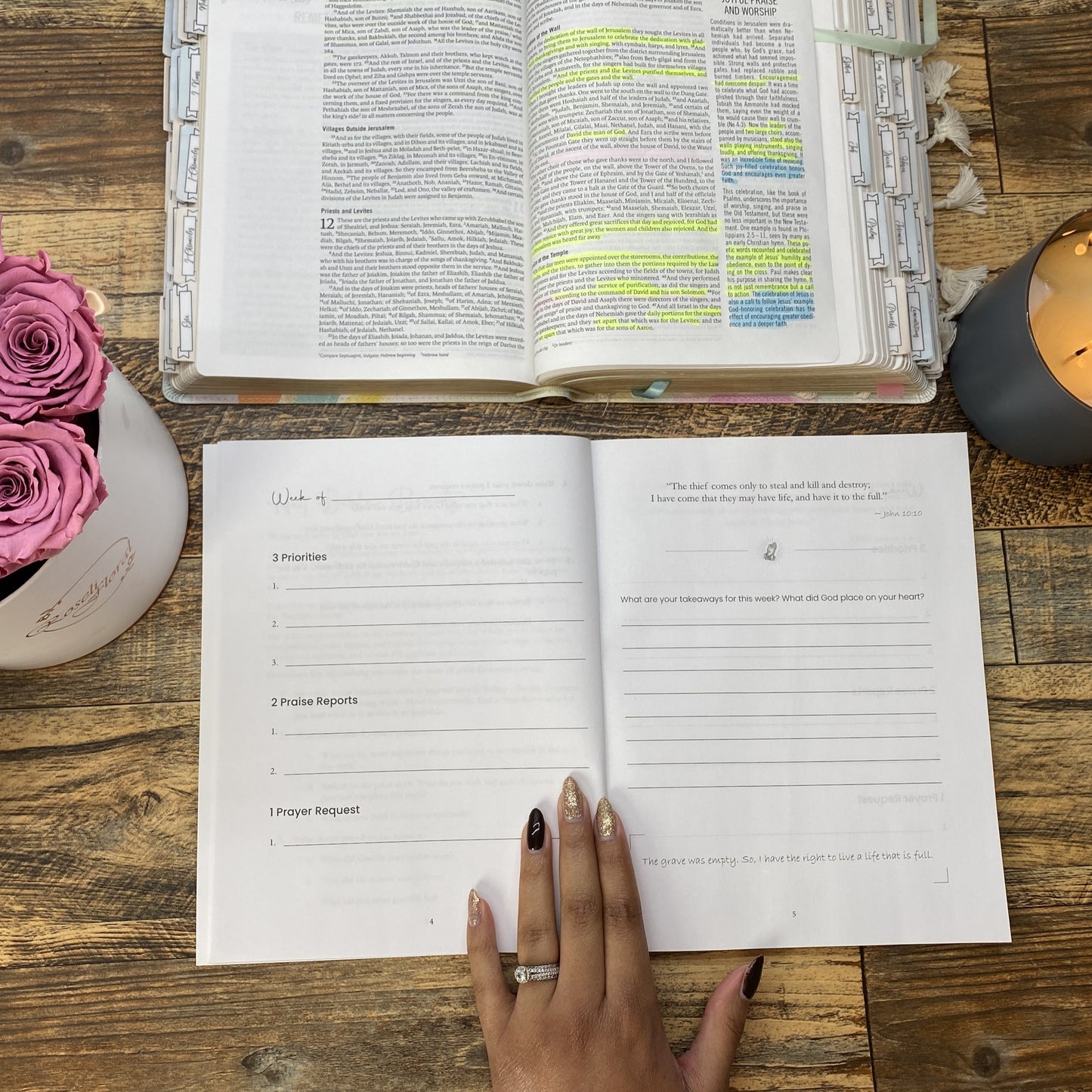 Kickstart Scripture Journal & Weekly Prayer Planner