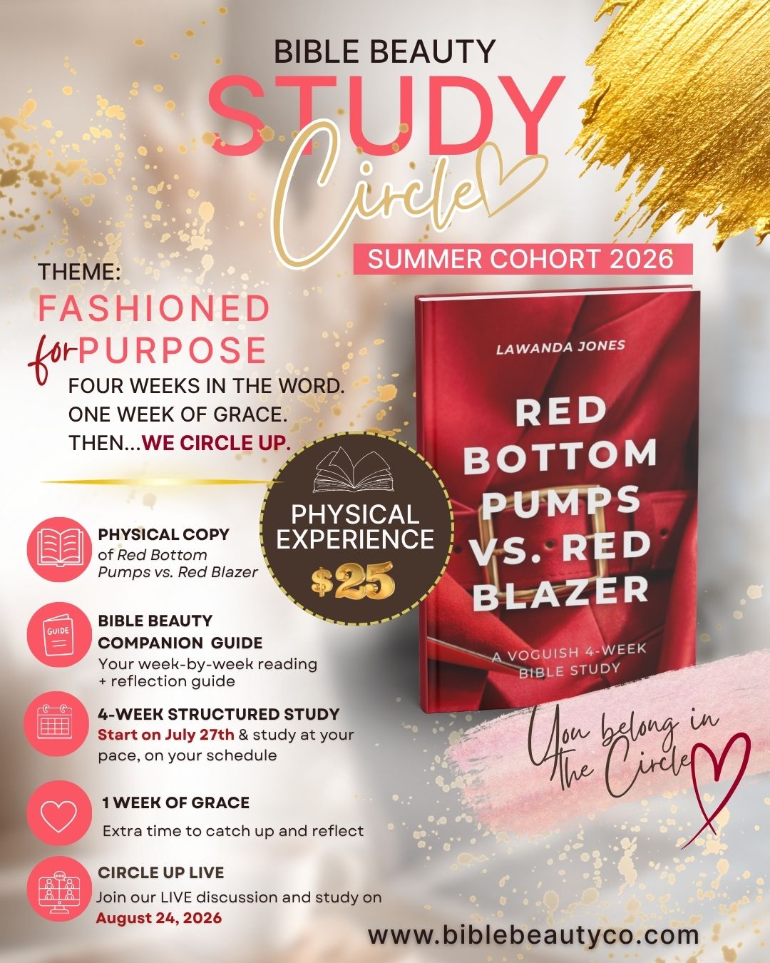 Bible Beauty Study Circle | Summer Cohort 2026 (Physical Experience)