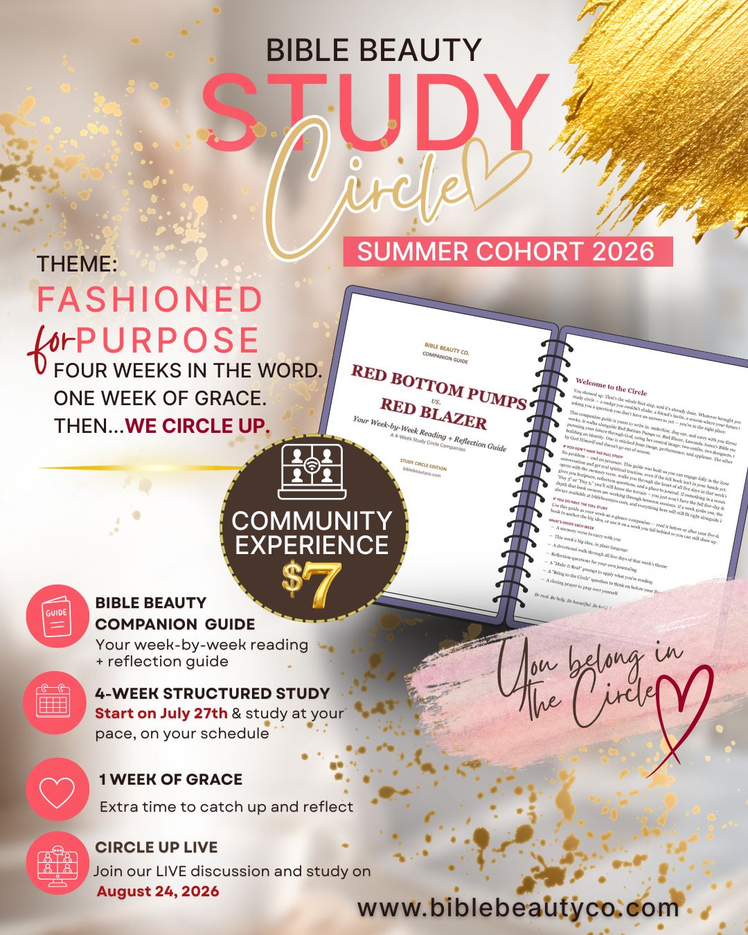 Bible Beauty Study Circle | Companion Guide Experience (Summer Cohort 2026)